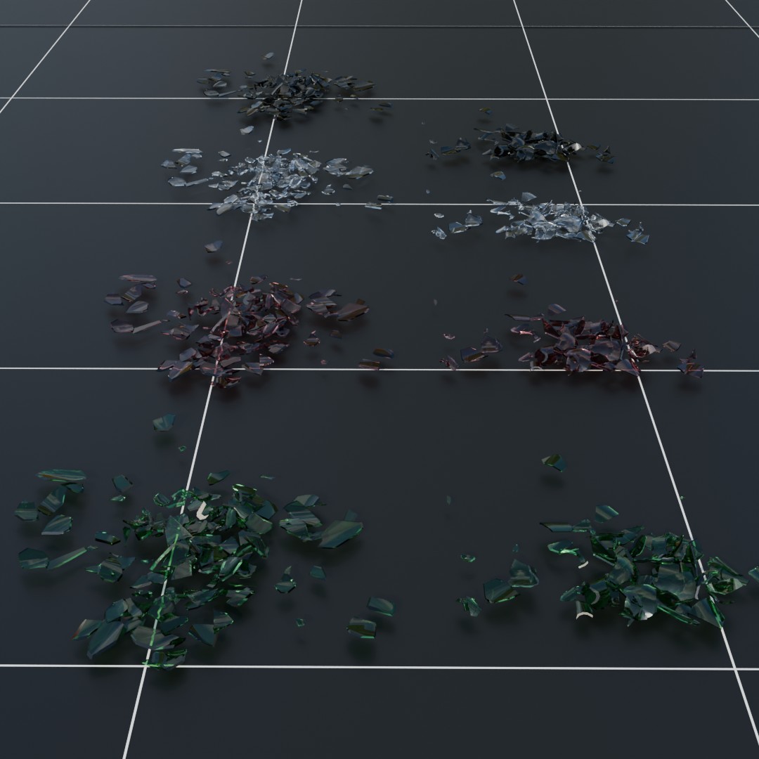 Glass Bottle Piles